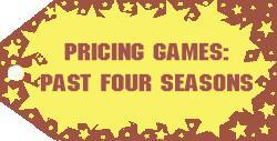Pricing Games Stats & Records Over Past Four Seasons