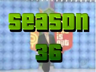 36th Season Stats