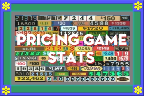 Pricing Game Stats